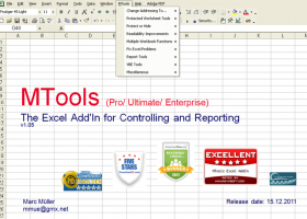 MTools Pro Excel Addin screenshot