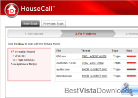 Trend Micro HouseCall 64bit screenshot