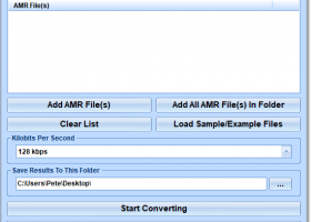 AMR To MP3 Converter Software screenshot