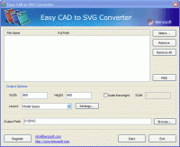 Easy CAD to SVG Converter screenshot