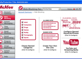 McAfee Family Protection screenshot