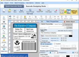 Professional Barcode Designing Tool screenshot