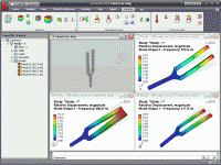 AutoFEM Frequency Analysis screenshot