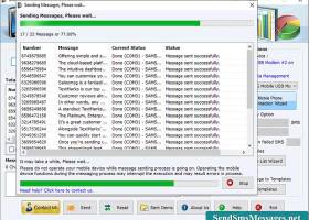 Multi Mobile Bulk SMS Software screenshot