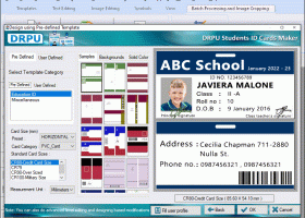 Student ID Card Maker Software screenshot