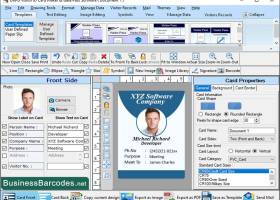 Employee Card Designing Software screenshot