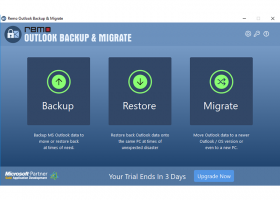 Remo Outlook Backup and Migrate screenshot