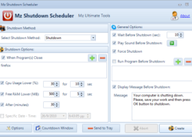 Mz Shutdown Scheduler screenshot