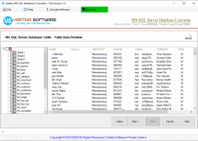 MSSQL Database Converter screenshot