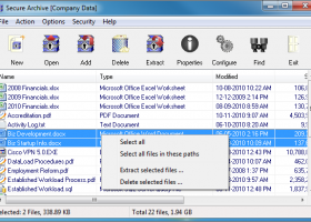 Secure Archive x64 screenshot