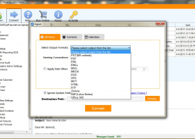 OST to PST Converter screenshot