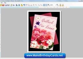 Customized Greeting Card screenshot