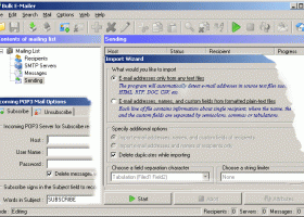 Bulk Email mailer screenshot