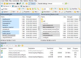 WinSCP screenshot