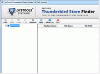 Find Thunderbird Data File screenshot