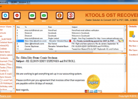 KTools OST to PST Converter screenshot
