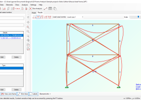 2D Frame Analysis Static Edition screenshot