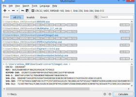 MultiHasher screenshot