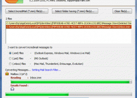 IncrediMail IMM files Conversion screenshot