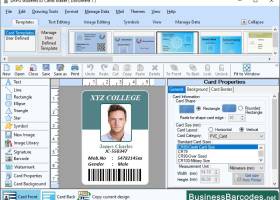 Student Id Badge Designing screenshot