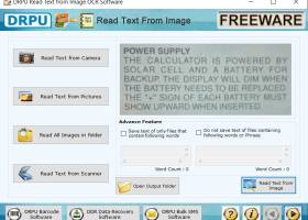 Extract Text from Camera Photo Software screenshot