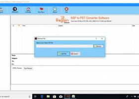 Regain NSF to PST Converter screenshot