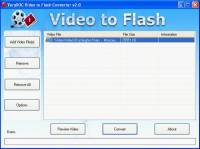 WMV to SWF Converter screenshot