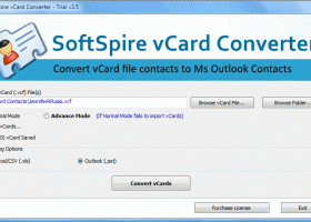 Batch vCard Converter screenshot