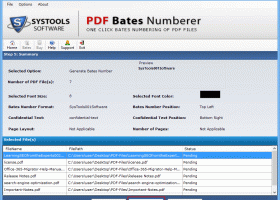 PDF Page Numberer screenshot