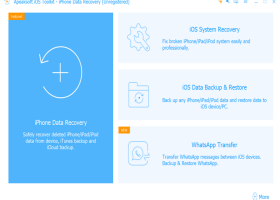 Apeaksoft iPhone Data Recovery screenshot