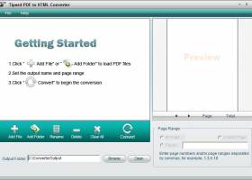 Tipard PDF to HTML Converter screenshot