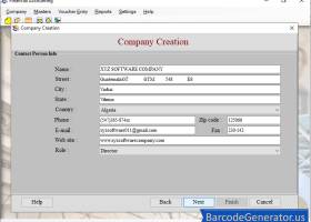 Financial Accounting Barcode Software screenshot