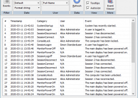 SimpleActivityLogger screenshot