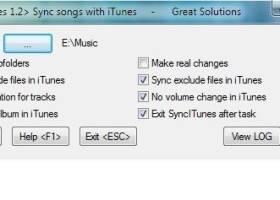 SyncITunes screenshot