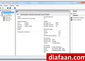 Diafaan SMS Server - light edition screenshot