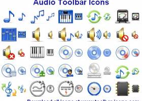 Audio Toolbar Icons screenshot