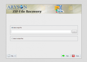 Aryson ZIP File Repair screenshot