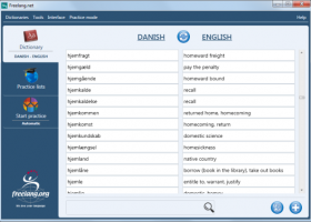 Freelang Dictionary screenshot