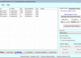 Broadcast Batch Printing Software screenshot