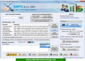 Send Free Text MSG Software screenshot