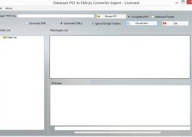 Datavare PST to EML Converter Expert screenshot