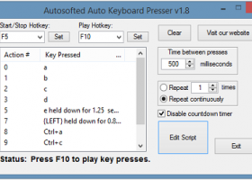 Auto Keyboard Presser by Autosofted screenshot