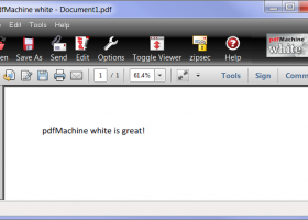 pdfMachine white screenshot