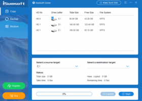 iSumsoft Cloner screenshot
