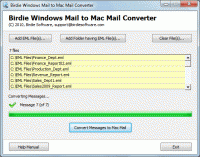 Import Windows Live Mail to Mac Mail screenshot