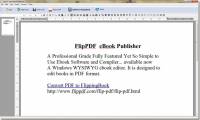 FlipPDF Free eBook Publisher screenshot