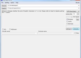 Portable FastCopy screenshot