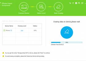 Tipard iPhone Eraser screenshot