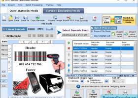 Barcode Label Designing Tool screenshot