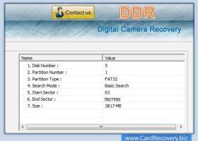 Camera Card Recovery screenshot